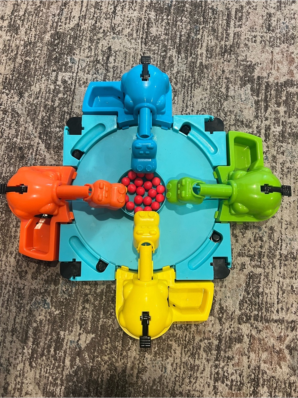 Hasbro Hungry Hippos Action Game - Blue, Orange, Green, Yellow